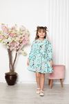 Flower Patterned Girl's Dress