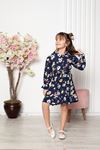 Flower Patterned Girl's Dress