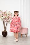 Flower Patterned Girl's Dress