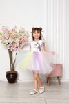 Printed Sequin Girl's Evening Dresses