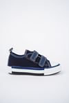 Double Velcro Navy Blue Children's Shoes