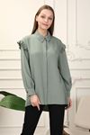 Women's Ruffle Sleeve Shirt