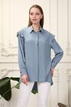 Women's Ruffle Sleeve Shirt