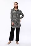 Black Double Women's Tunic Set