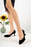 Black Suede Women's Shoes