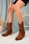 Taba Suede Cowboy Boots