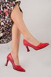 Kırmızı Cilt Kadın Ayakkabı