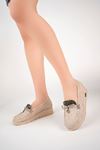 High Sole Orthopedic Padded Mink Shoes with Stone Tongue