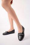 Black Women's Shoes with Stones
